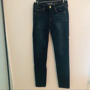 Size 2 Dark Wash American Eagle Jeans